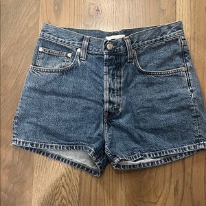 Helmut Lang Blue Jean Shorts